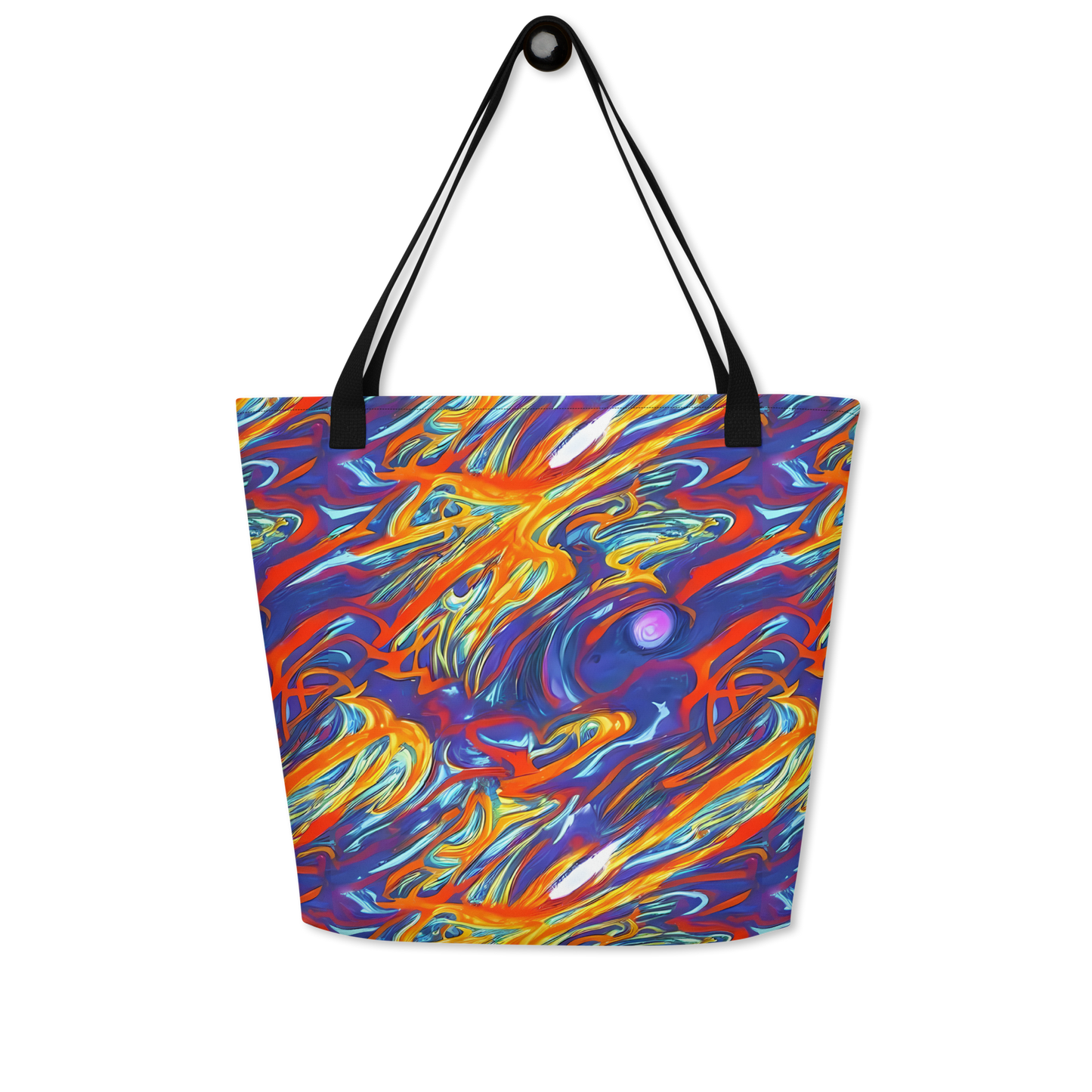 Large Tote Bag w/ Pocket - Galactic Ember