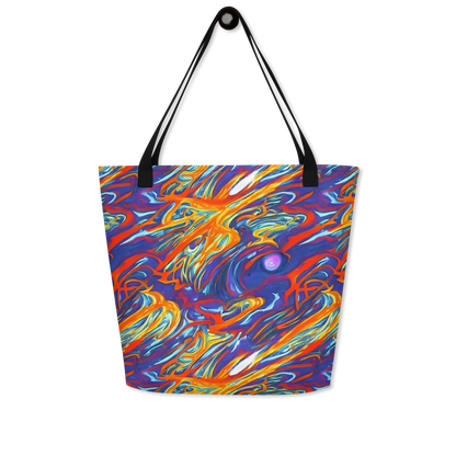 Large Tote Bag w/ Pocket - Galactic Ember