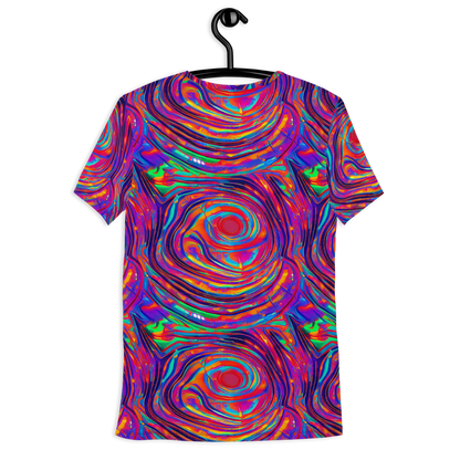 Men's Athletic T-Shirt - Quantum Spiral