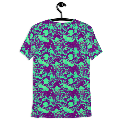 Men's Athletic T-Shirt - Alien Ripples