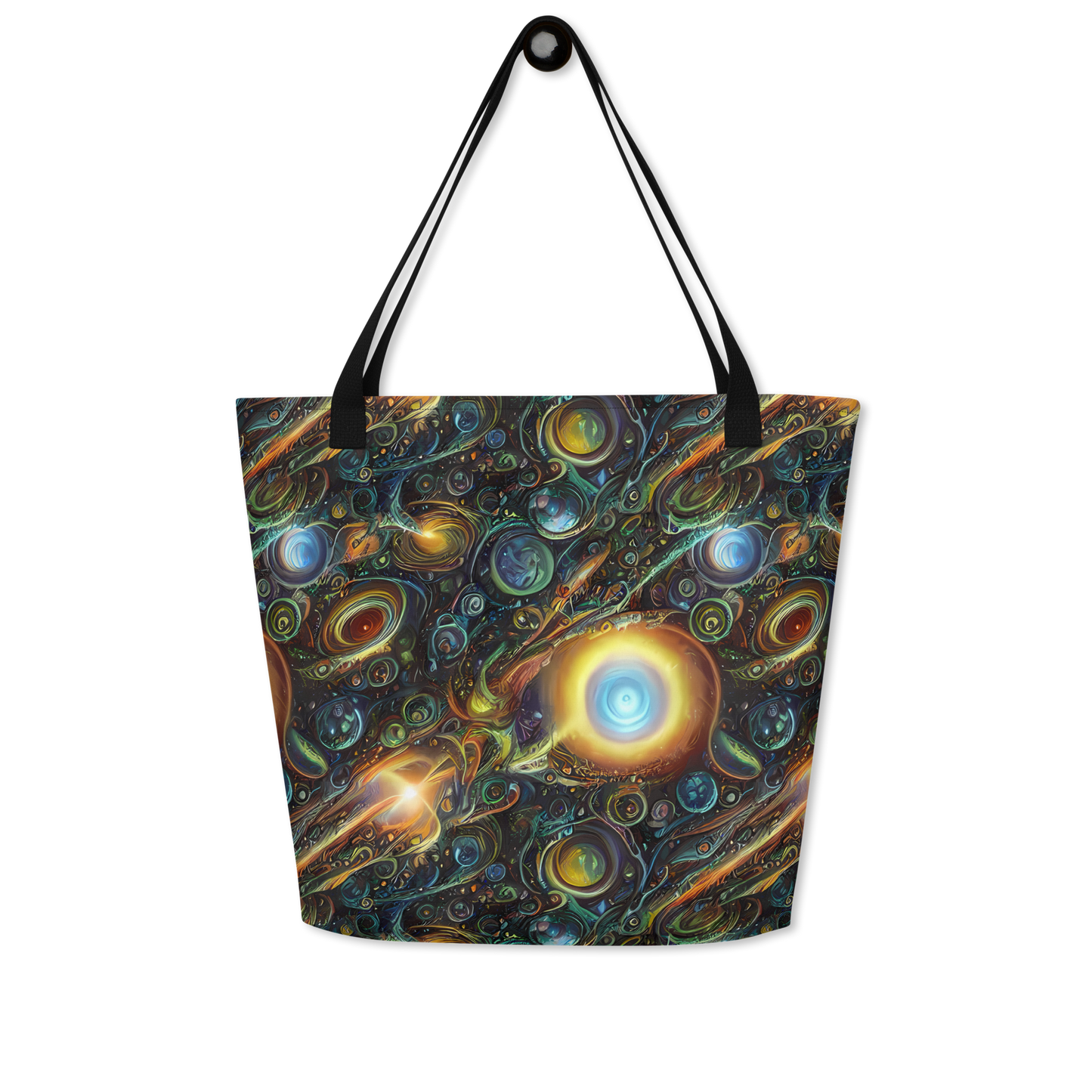 Large Tote Bag w/ Pocket - Ferez Vortex