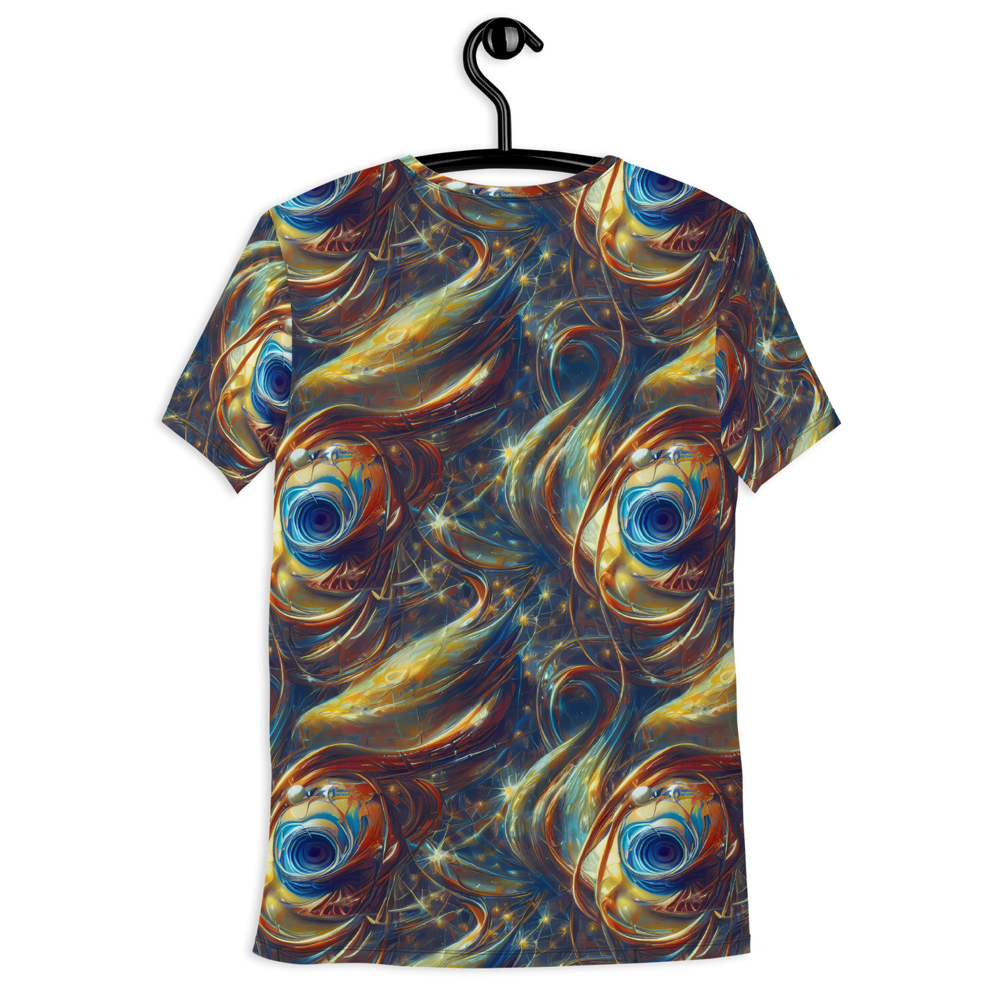 Men's Athletic T-Shirt - Celestial Vortex