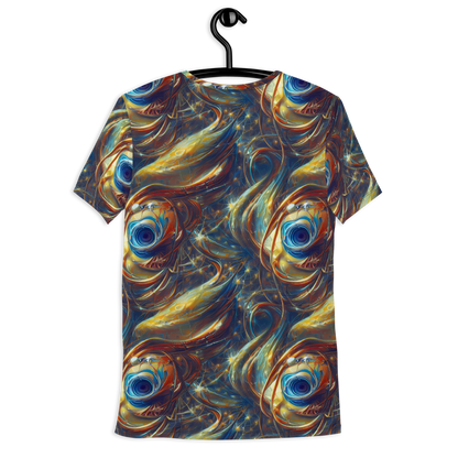 Men's Athletic T-Shirt - Celestial Vortex