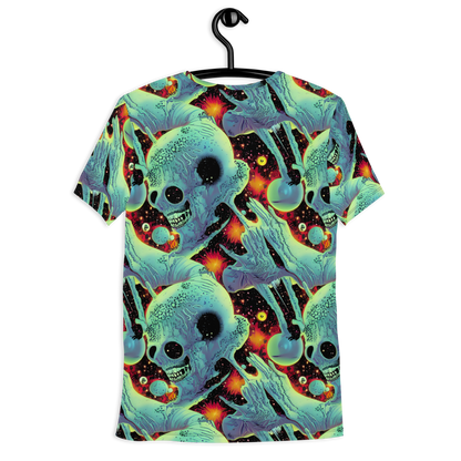 Men's Athletic T-Shirt - Galactic Grotesque