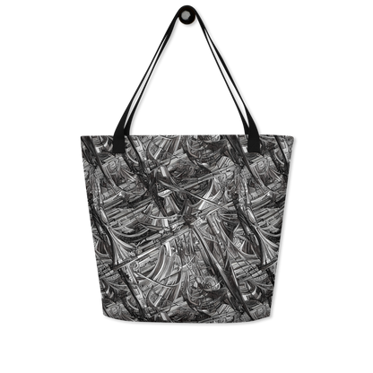 Large Tote Bag w/ Pocket - Gothic Whirlwind