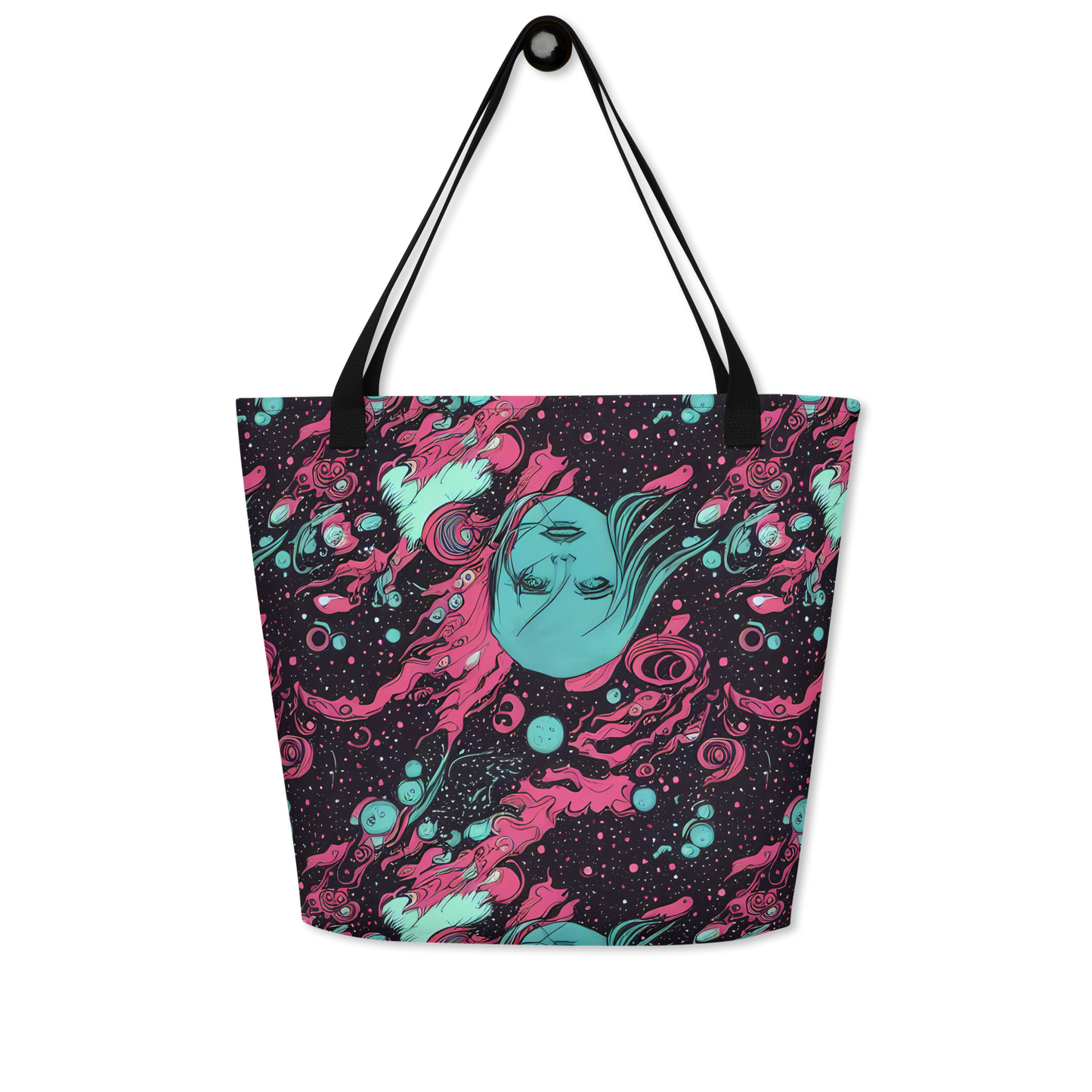 Large Tote Bag w/ Pocket - Spectral Dreamer