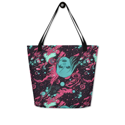 Large Tote Bag w/ Pocket - Spectral Dreamer