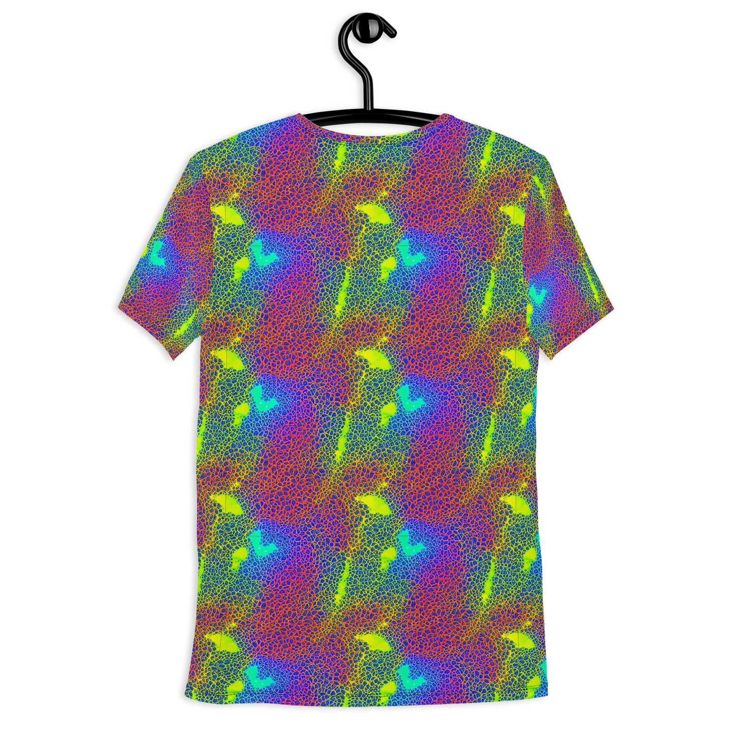 Men's Athletic T-Shirt - Prismatic Web