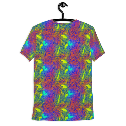 Men's Athletic T-Shirt - Prismatic Web