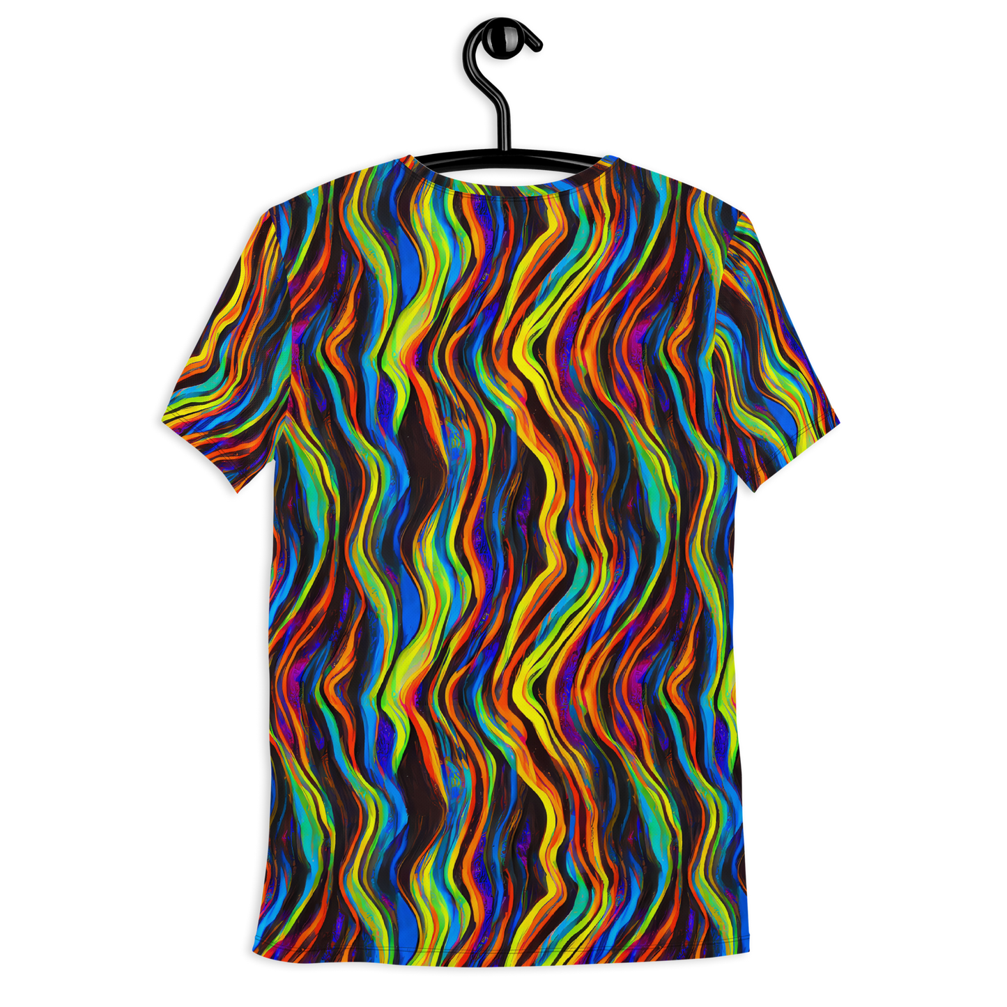 Men's Athletic T-Shirt - Celestial Waves