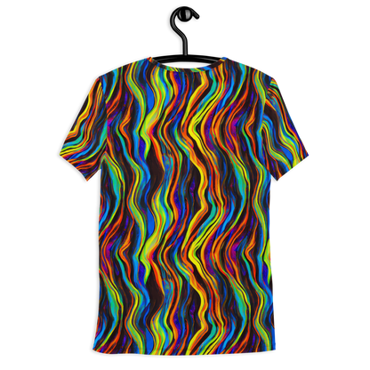 Men's Athletic T-Shirt - Celestial Waves