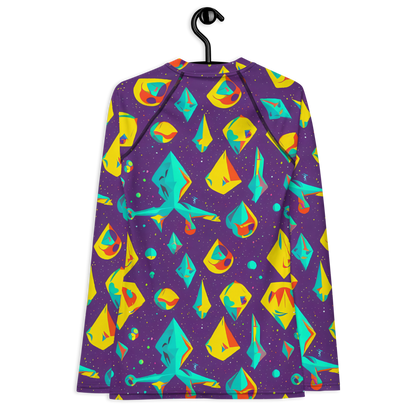 Women's Rash Guard - Cascading Prism