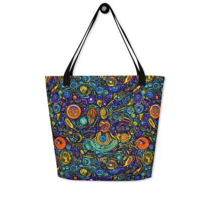 Large Tote Bag w/ Pocket - Vasnetsov Vortex