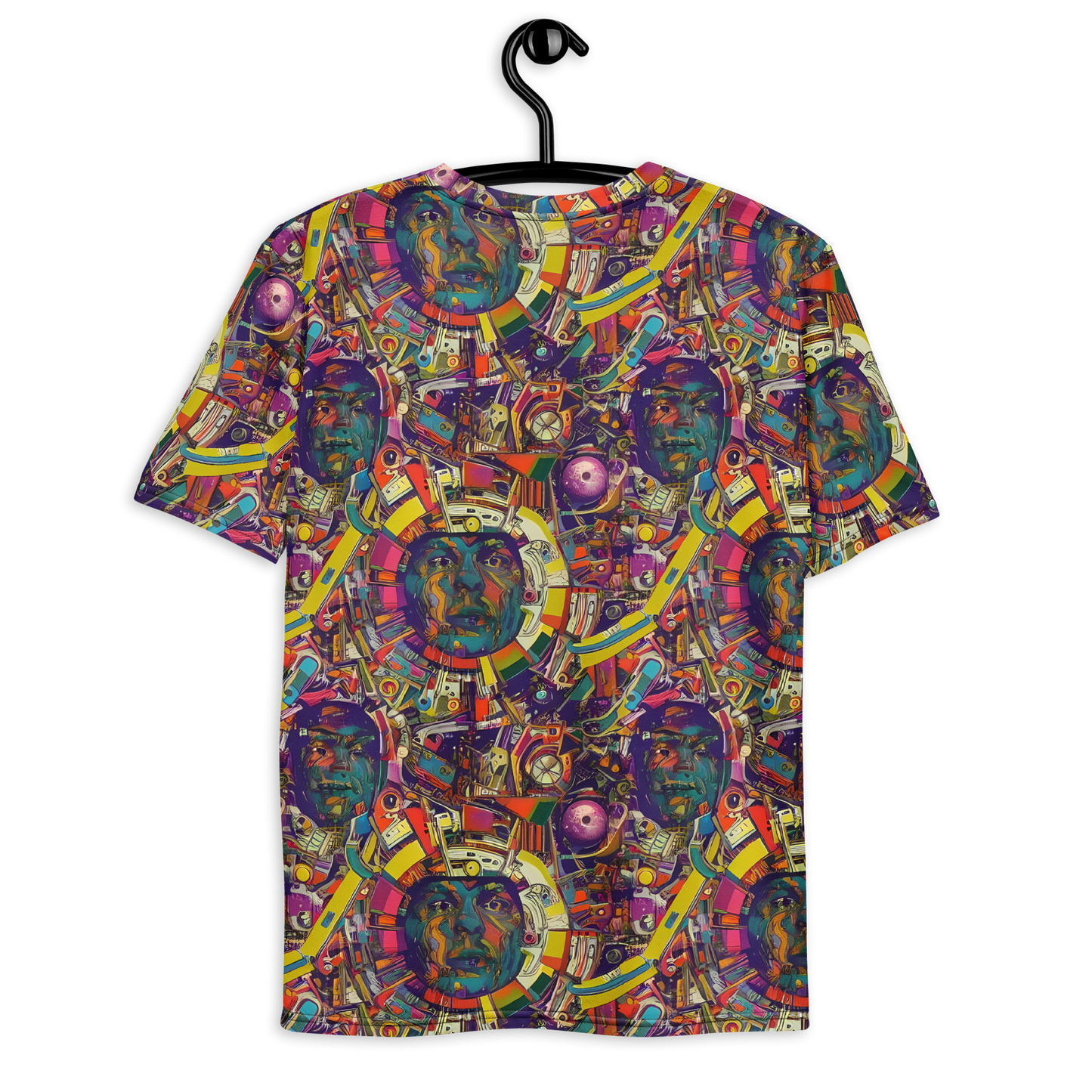 Men's Crew Neck T-Shirt - Cosmic Collage