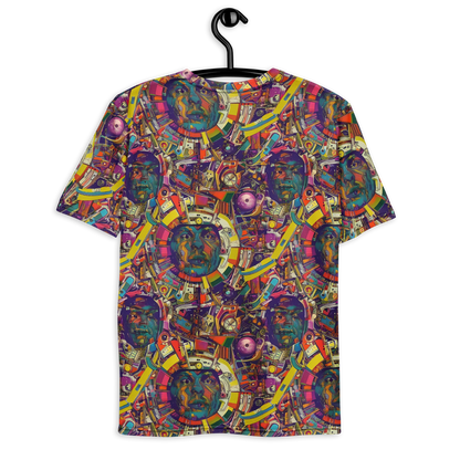 Men's Crew Neck T-Shirt - Cosmic Collage