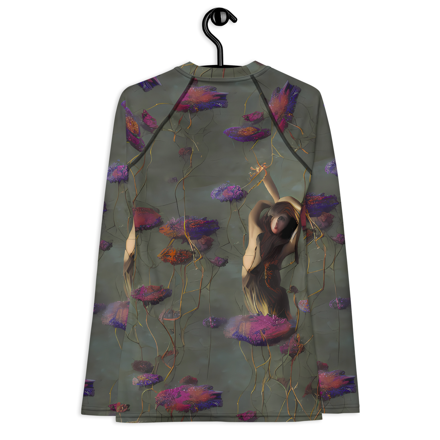 Women's Rash Guard - Ethereal Bloom