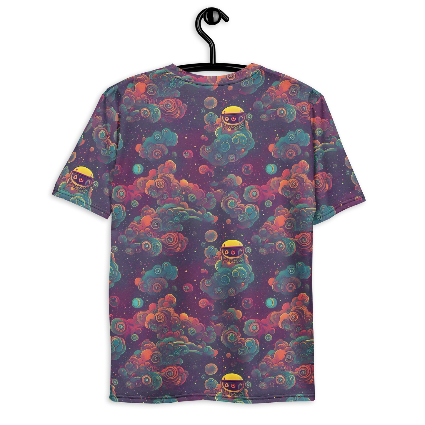 Men's Crew Neck T-Shirt - Nebula Dreamscape