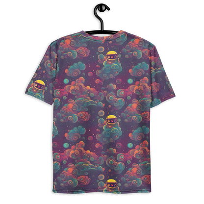 Men's Crew Neck T-Shirt - Nebula Dreamscape