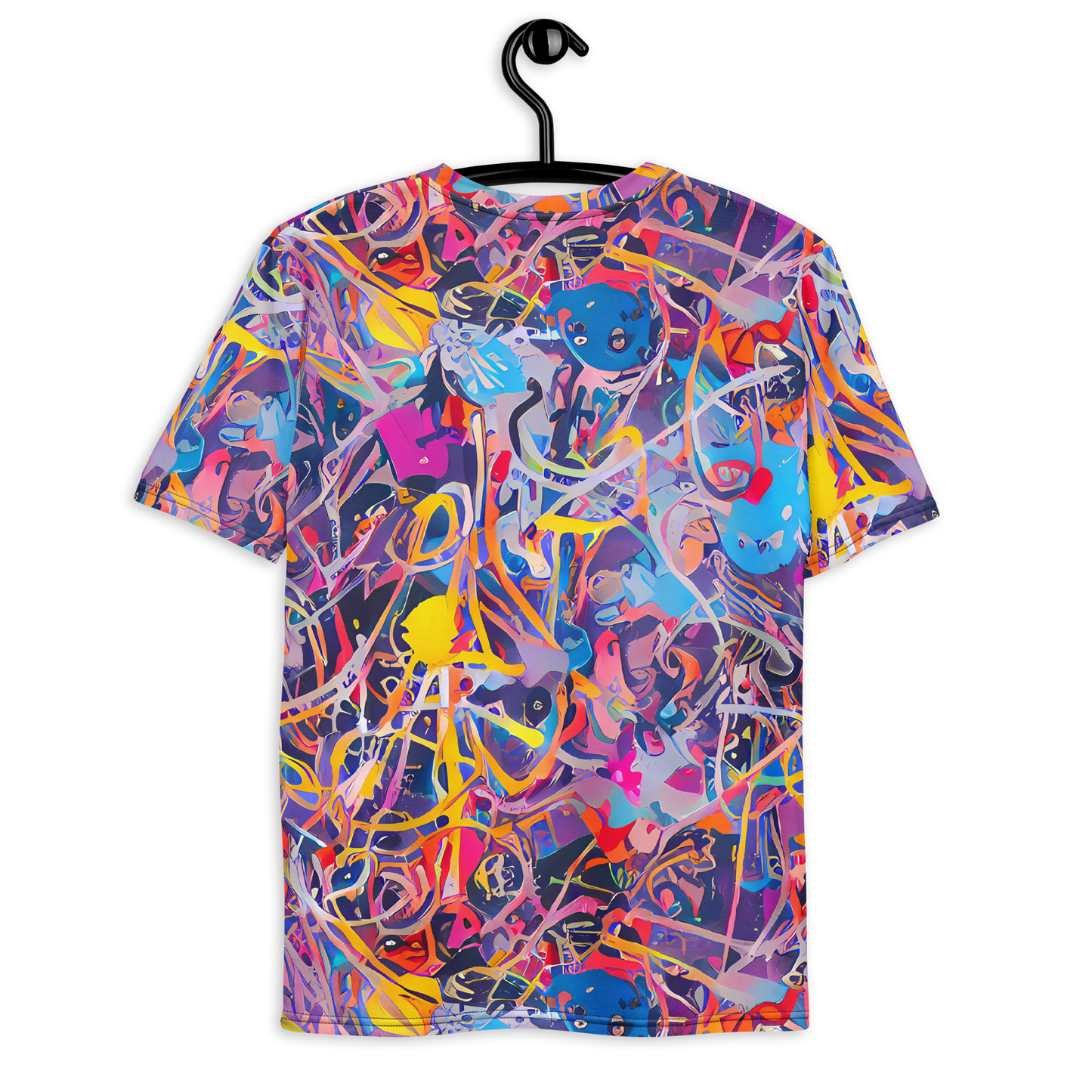 Men's Crew Neck T-Shirt - Vibrant Fusion