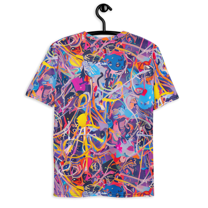 Men's Crew Neck T-Shirt - Vibrant Fusion