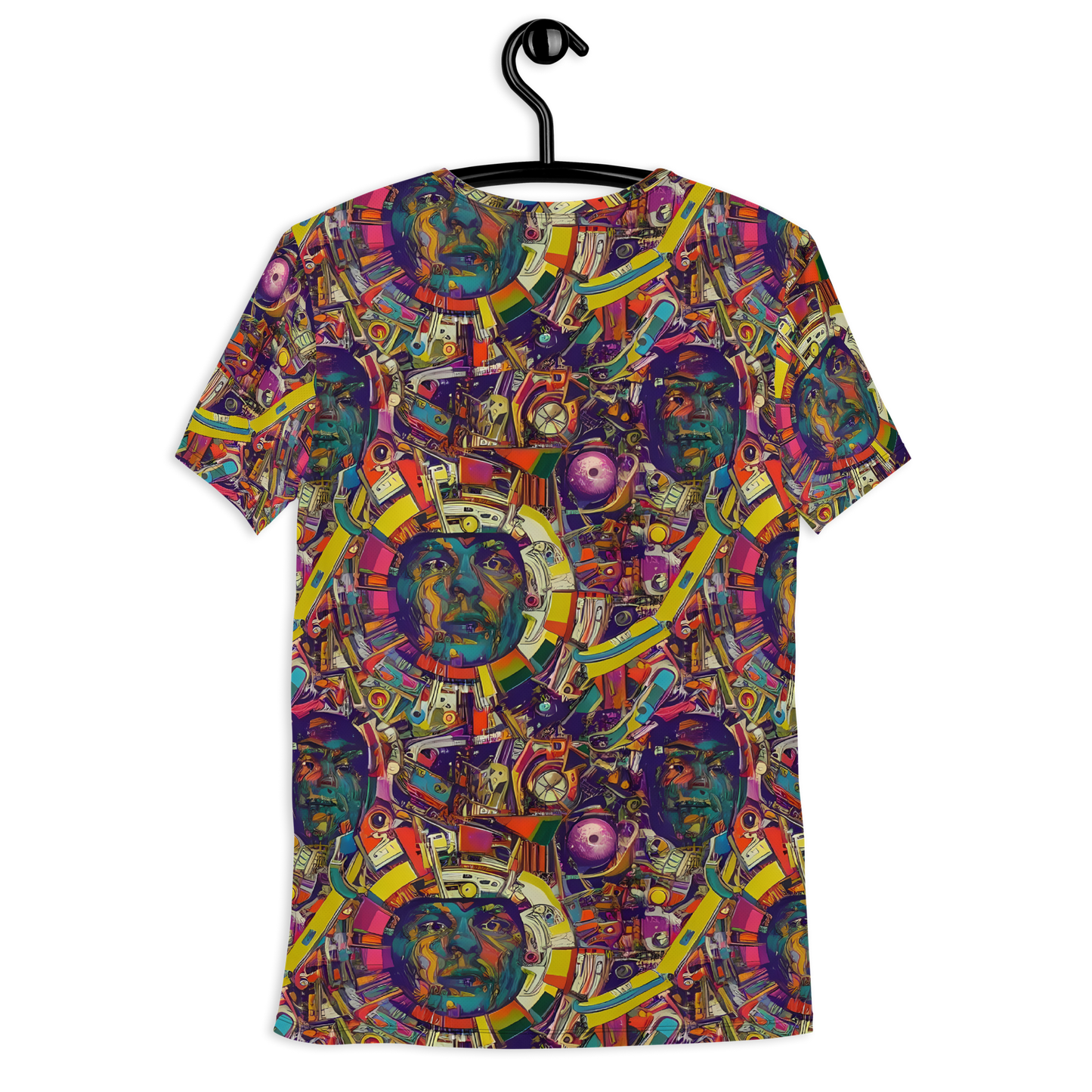 Men's Athletic T-Shirt - Cosmic Collage