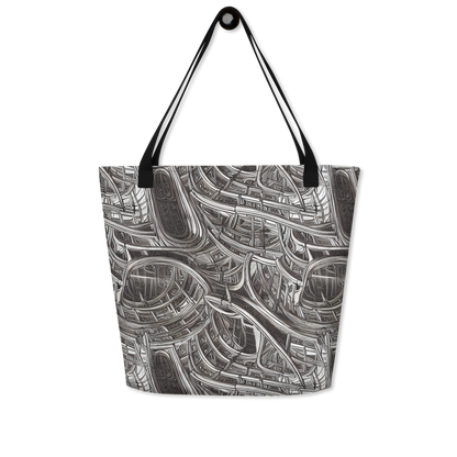 Large Tote Bag w/ Pocket - Piranesi's Dream