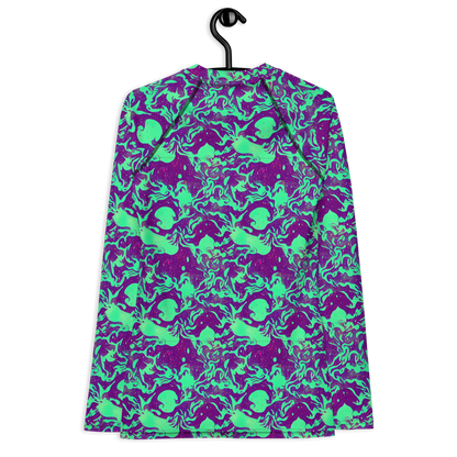 Women's Rash Guard - Alien Ripples