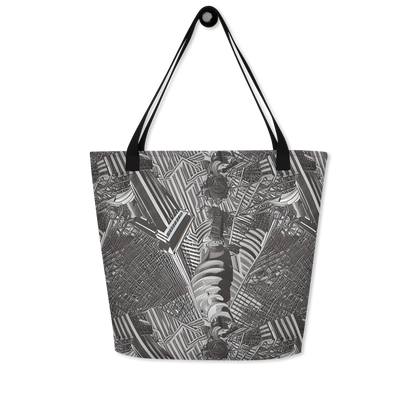Large Tote Bag w/ Pocket - Piranesi's Web