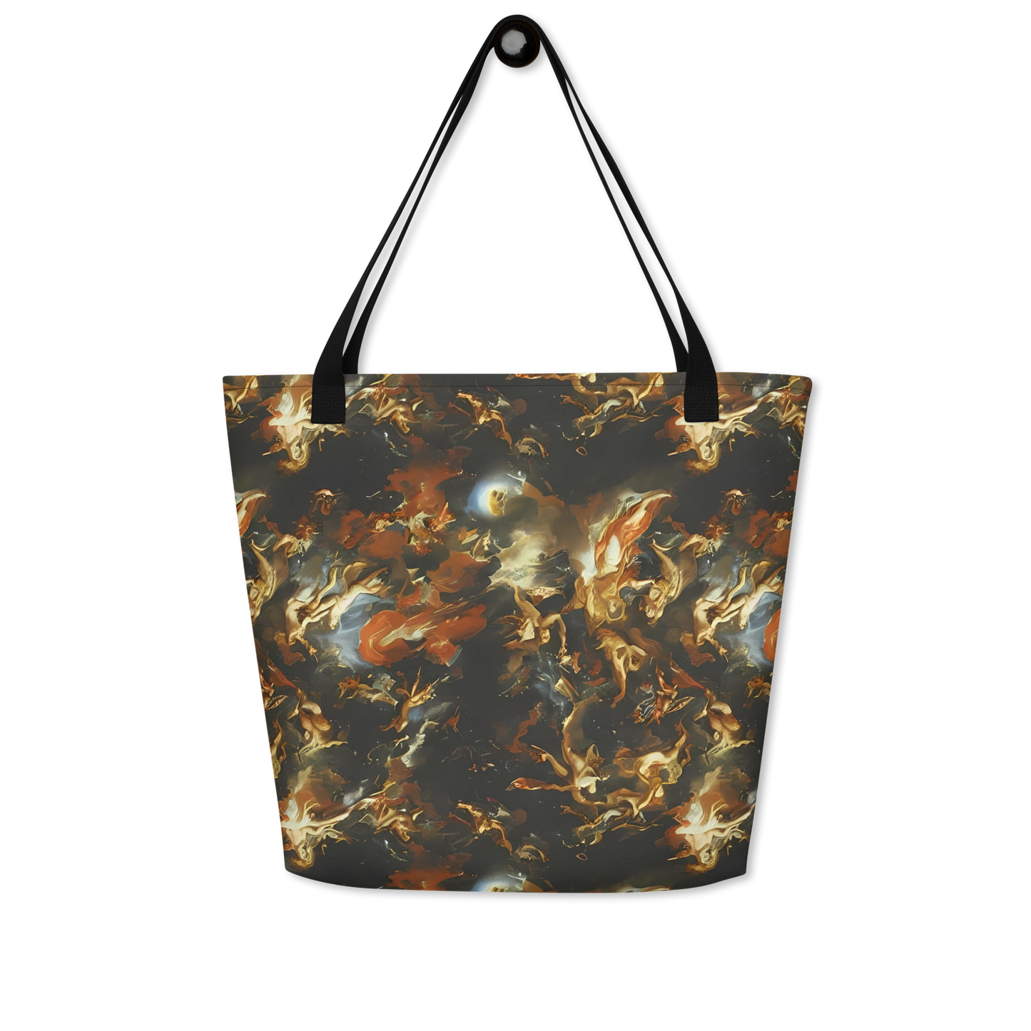 Large Tote Bag w/ Pocket - Van Dyck Vortex