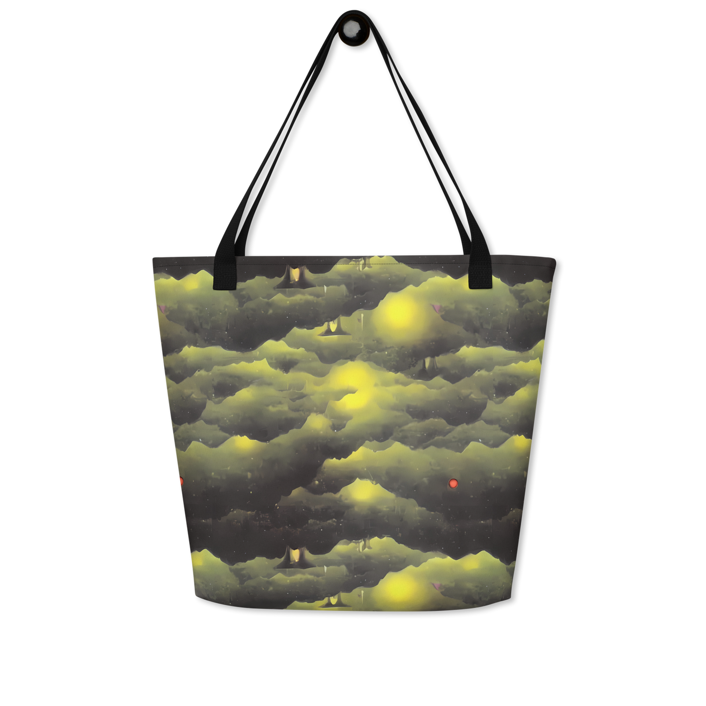 Large Tote Bag w/ Pocket - Spectral Isle