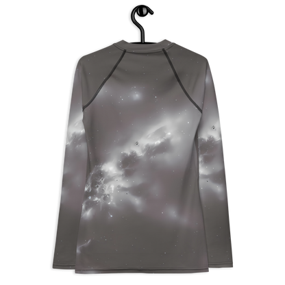 Women's Rash Guard - Silver Nebula