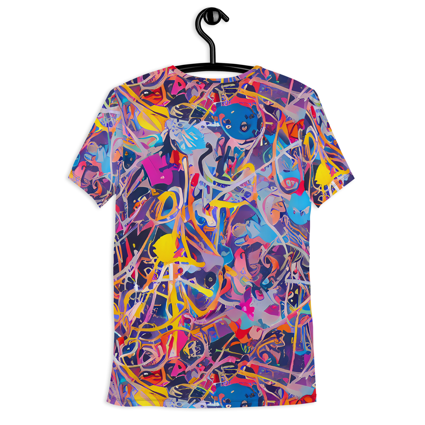 Men's Athletic T-Shirt - Vibrant Fusion