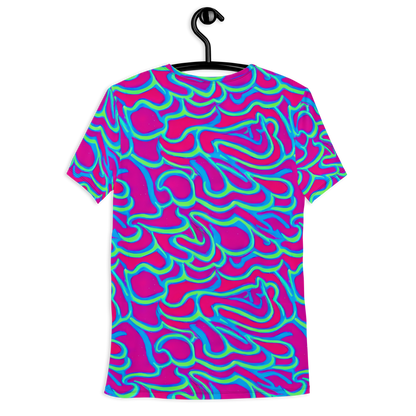 Men's Athletic T-Shirt - Aquatic Ember