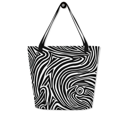 Large Tote Bag w/ Pocket - Vortex Veins