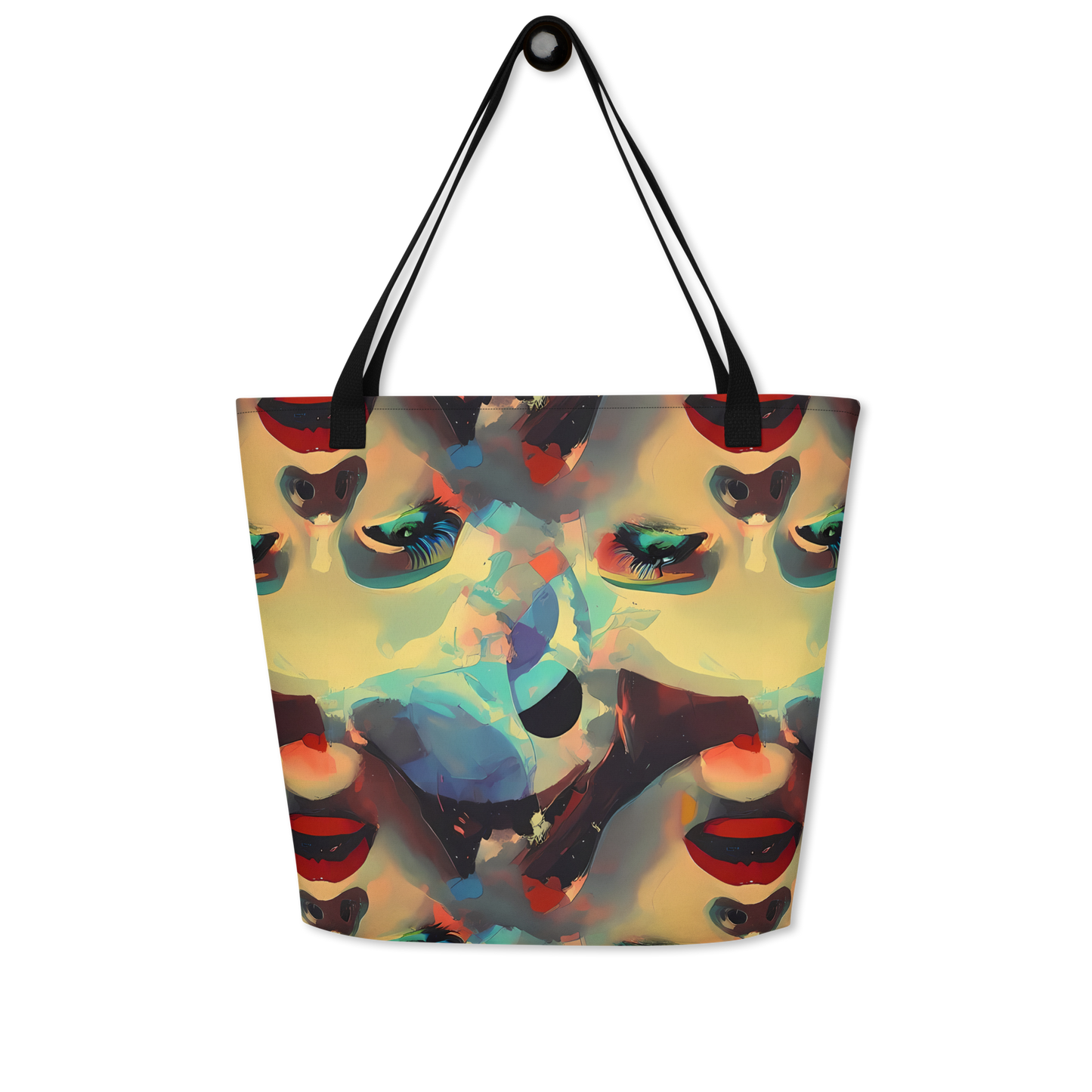 Large Tote Bag w/ Pocket - Astral Reflections