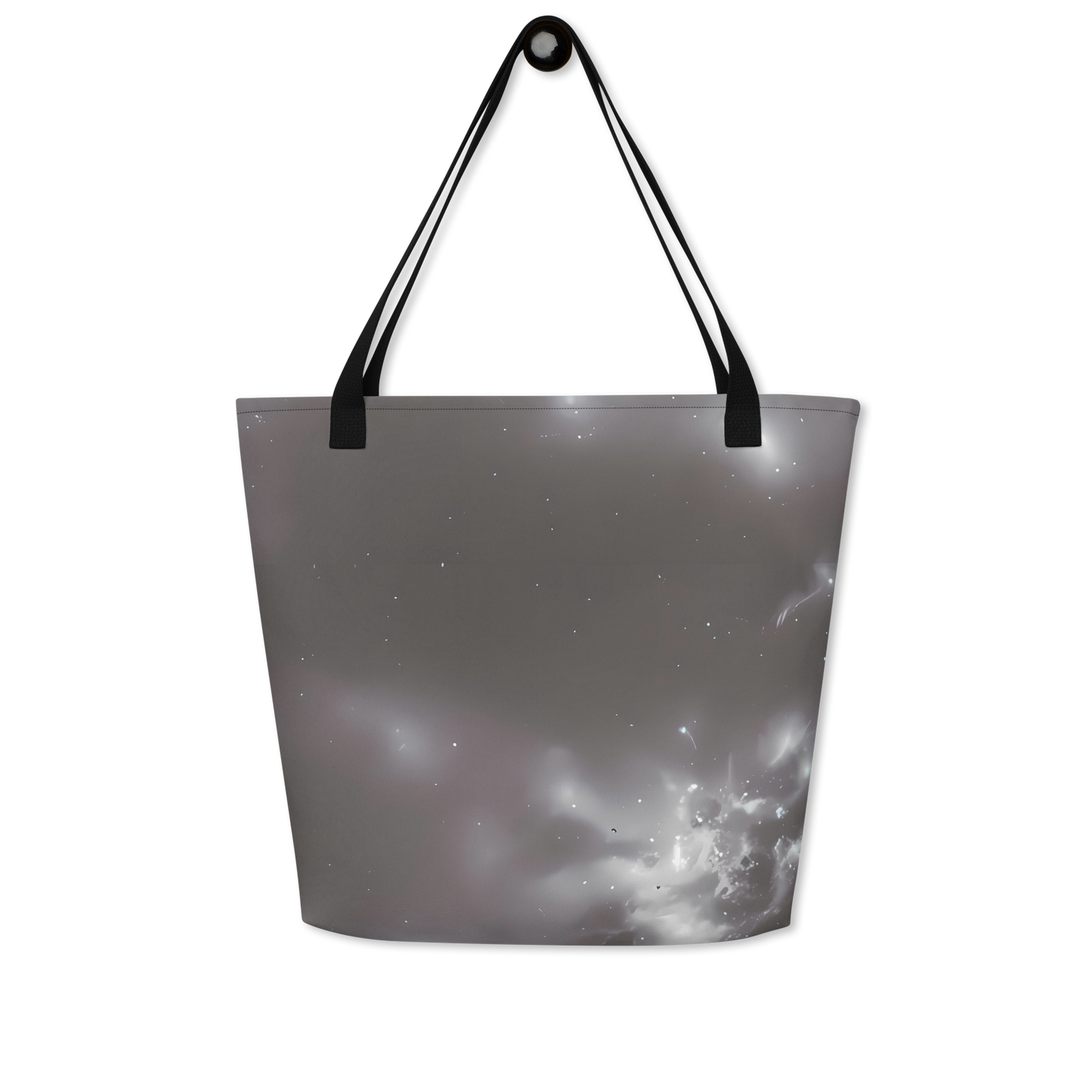 Large Tote Bag w/ Pocket - Silver Nebula