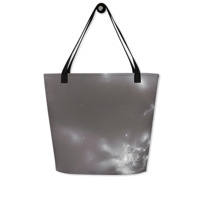 Large Tote Bag w/ Pocket - Silver Nebula