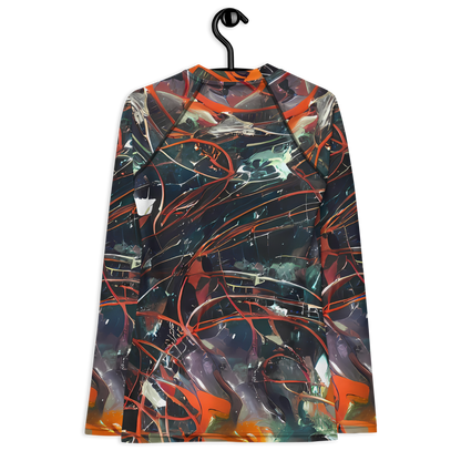 Women's Rash Guard - Chaos Canvas