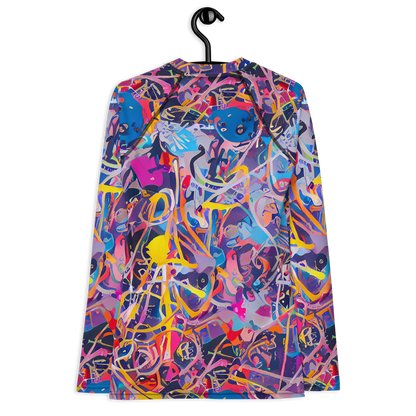 Women's Rash Guard - Vibrant Fusion