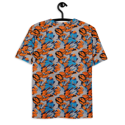 Men's Crew Neck T-Shirt - Flutter Wave