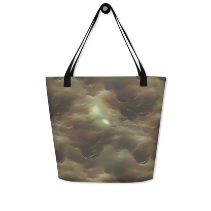 Large Tote Bag w/ Pocket - Celestial Dreamscape