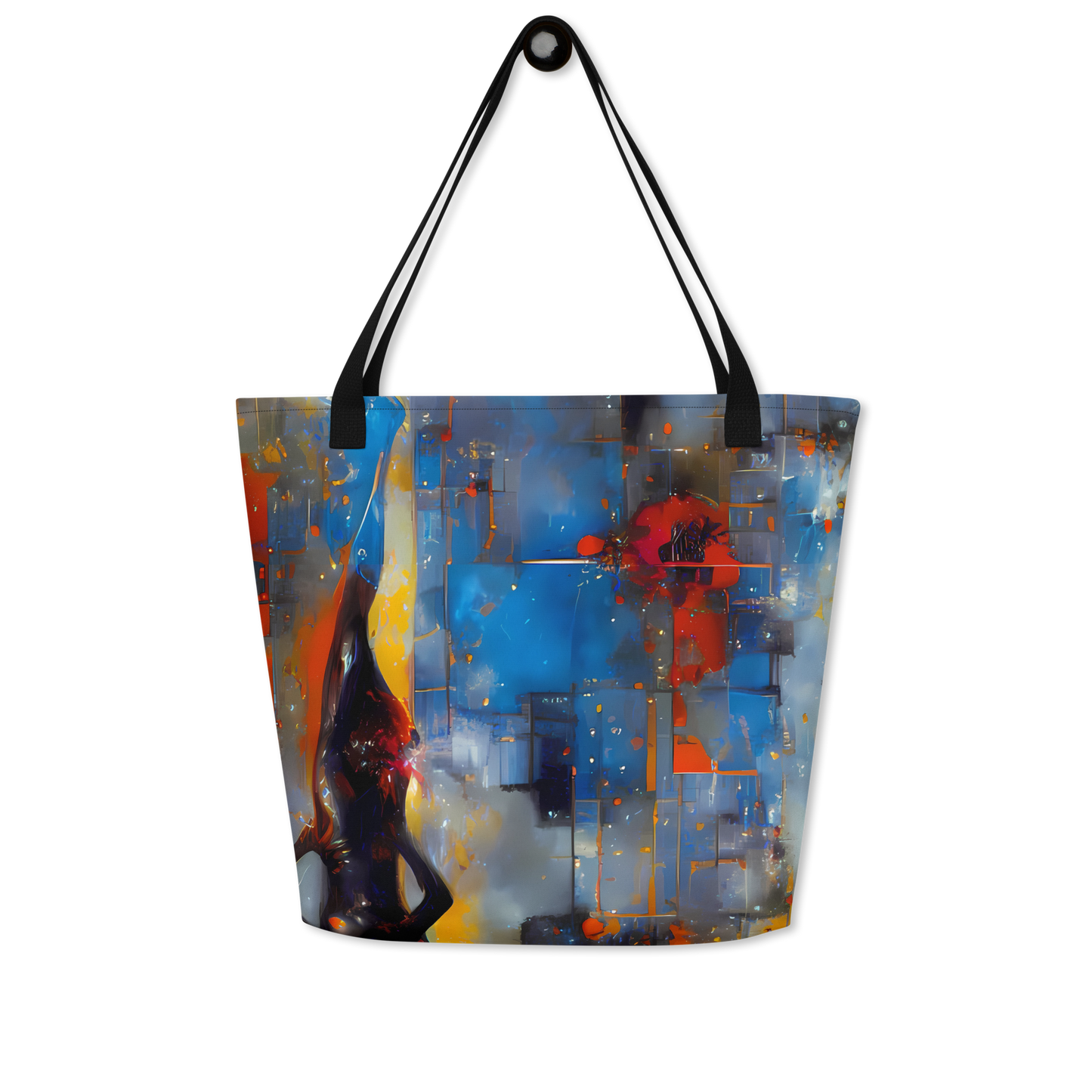 Large Tote Bag w/ Pocket - Neoblock Fusion