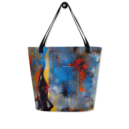 Large Tote Bag w/ Pocket - Neoblock Fusion