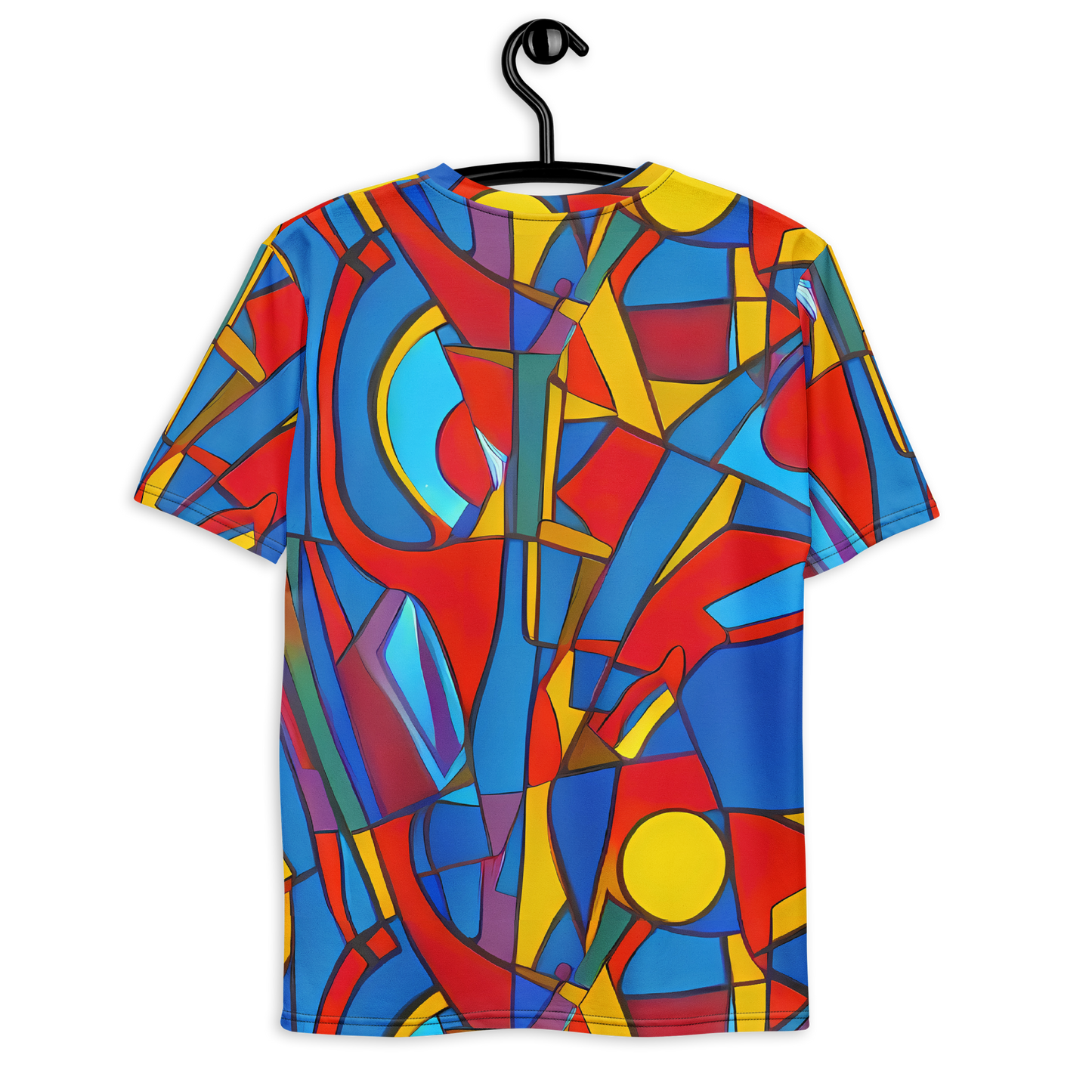 Men's Crew Neck T-Shirt - Mondrian Maze