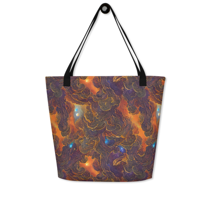 Large Tote Bag w/ Pocket - Pozzo Vortex