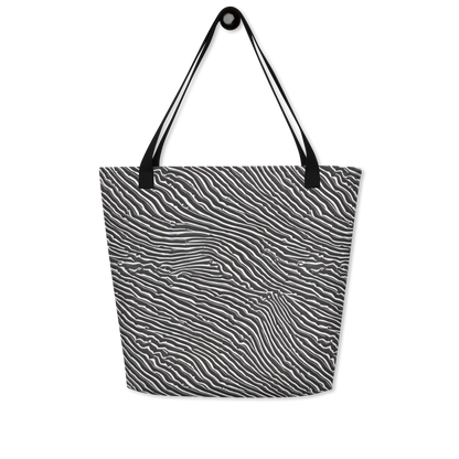 Large Tote Bag w/ Pocket - Hypnotic Waves