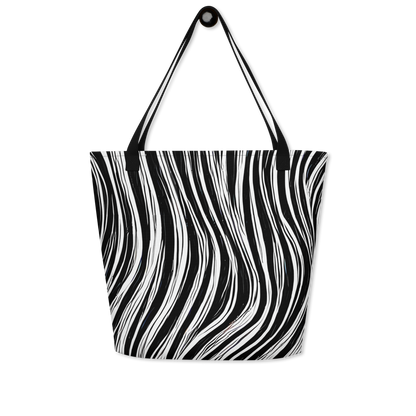 Large Tote Bag w/ Pocket - Weston Waves