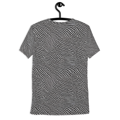 Men's Athletic T-Shirt - Hypnotic Waves