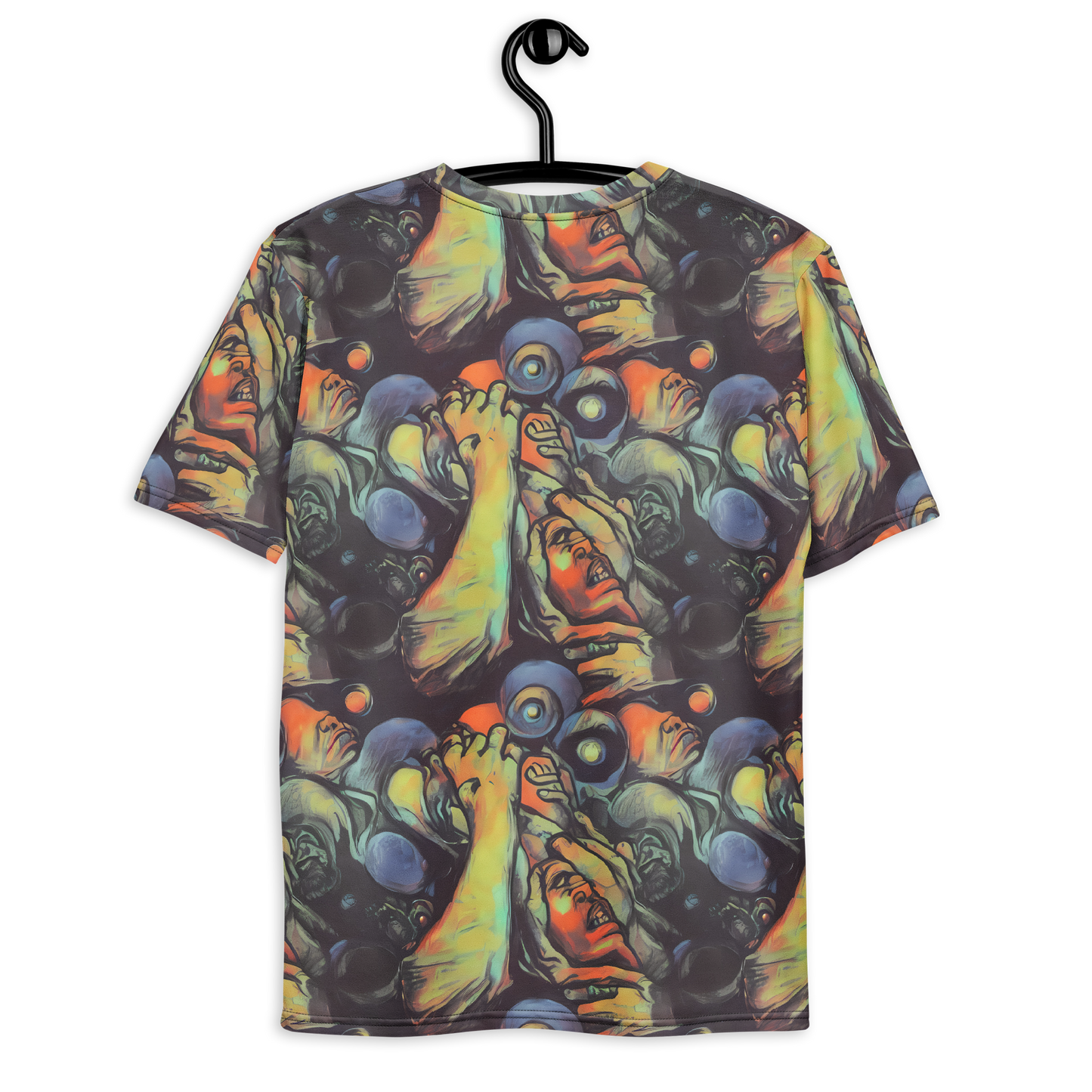 Men's Crew Neck T-Shirt - Cosmic Scream