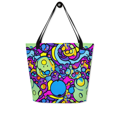 Large Tote Bag w/ Pocket - Enchanted Orbs